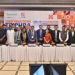 Business leaders attending Tripura investment roadshow discussing industrial opportunities