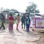 Security personnel deployed near Konsakhul village in Manipur following militant ambush incident