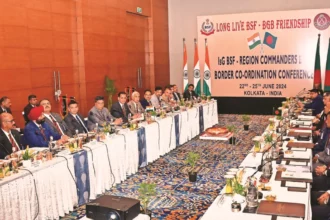 BJP leaders review tribal council election performance following results in Tripura