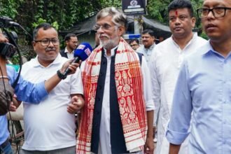 Congress leader Pawan Khera arrives at Guwahati Crime Branch office for police interrogation