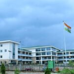 IIM Shillong campus building representing its AACSB international accreditation and global academic recognition