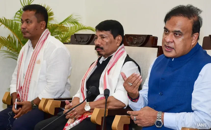 Assam cabinet meeting chaired by Himanta Biswa Sarma approving Uniform Civil Code draft proposal