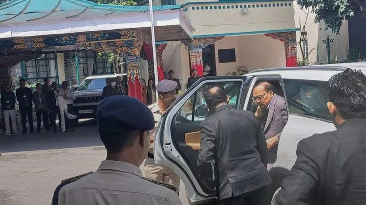 CJI Justice Surya Kant arrives in Sikkim for National Conclave on Judicial and Technical Education