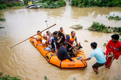 Tripura flood control embankment and river erosion protection project under government infrastructure initiative.