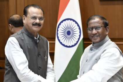 Chandra Mohan Patowary takes oath as Pro-Tem Speaker of Assam Legislative Assembly in Guwahati