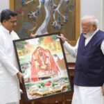 Chief Minister Manik Saha meeting Prime Minister Narendra Modi in New Delhi to discuss Tripura development proposals