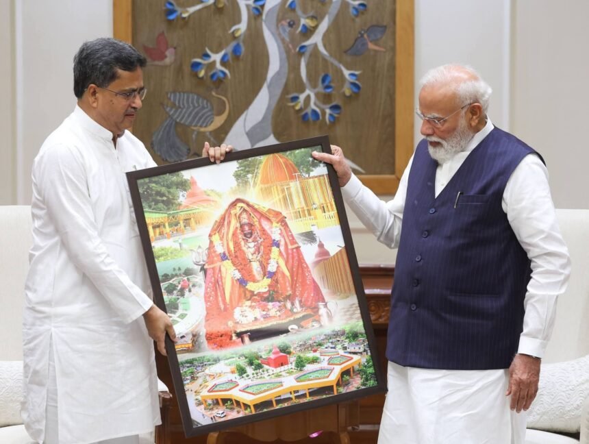 Chief Minister Manik Saha meeting Prime Minister Narendra Modi in New Delhi to discuss Tripura development proposals