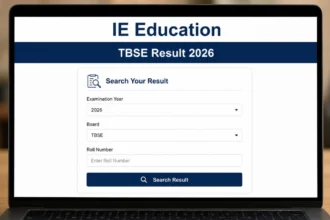 Students checking TBJEE 2026 results on mobile and notice board after announcement of new cutoff system in Tripura examination.
