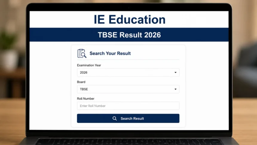 Students checking TBJEE 2026 results on mobile and notice board after announcement of new cutoff system in Tripura examination.