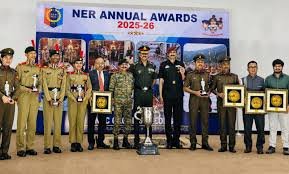15 Tripura Battalion NCC cadets celebrating second rank achievement in North East Directorate
