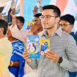 Abhishek Banerjee addressing party workers while reaffirming continued political engagement