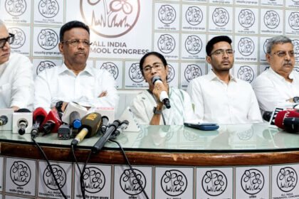 Mamata Banerjee addresses party workers after questioning West Bengal election verdict