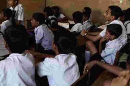 Government school classroom in Tripura affected by teacher shortage and staffing challenges