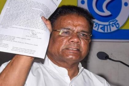 Senior Congress leader Ripun Bora after announcing retirement from electoral politics in Assam