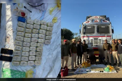 Assam Police display seized Yaba tablets after major anti-drug operation in Cachar district