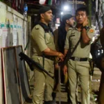 Tripura Police conducting an operation in North Tripura following the arrest of an alleged illegal Bangladeshi resident
