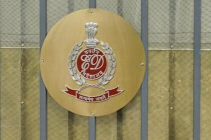 Enforcement Directorate officials conducting arrest operation linked to municipal recruitment scam investigation in Kolkata