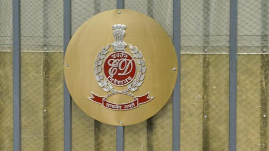 Enforcement Directorate officials conducting arrest operation linked to municipal recruitment scam investigation in Kolkata