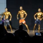 Natural bodybuilders from Meghalaya celebrate after winning gold medals at the national bodybuilding championships in Bengaluru.