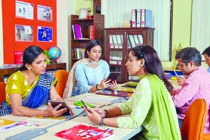 Teachers attending a training session after the Supreme Court extended the TET qualification deadline until 2028.