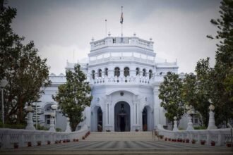 Historic Pushpabanta Palace in Agartala undergoing transformation into a luxury heritage hotel.