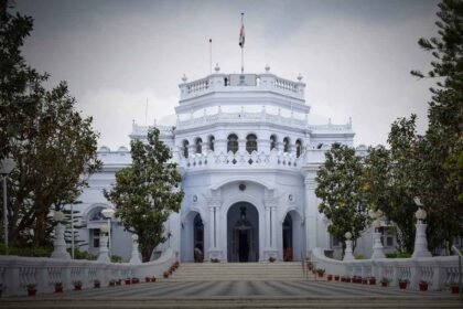 Historic Pushpabanta Palace in Agartala undergoing transformation into a luxury heritage hotel.