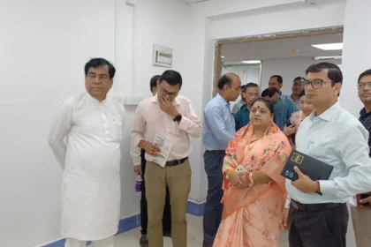 Newly constructed Civil Hospital in Agartala prepared for inauguration and public healthcare services.