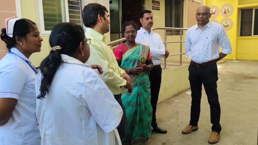 Healthcare professionals at Rupaichari Health Care Centre celebrate after receiving National Quality Assurance Standards certification.