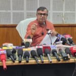 Tripura minister Ratan Lal Nath addressing the expansion of the Political Violence Victims Job Scheme.