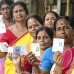 Political workers discussing candidate selection for Village Council elections in Tripura