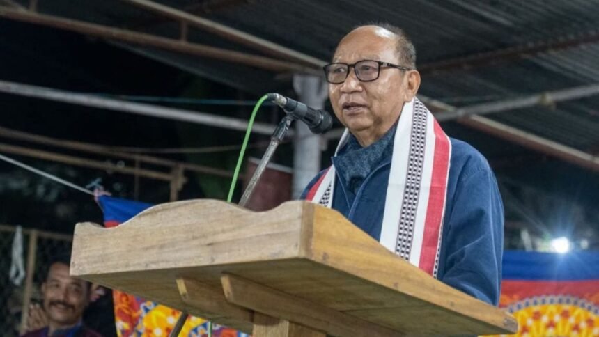 Kuki Inpi Manipur leaders during an executive meeting announcing new office-bearer appointments