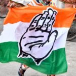 Congress leaders addressing the media while criticizing delays in the formation of a fully operational government ministry.