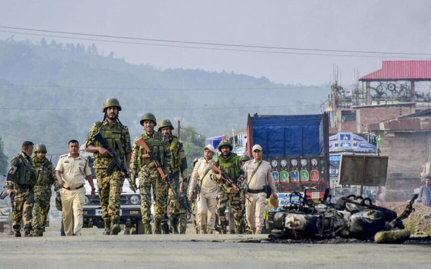 The Kuki Naga tensions Manipur border issue remains under close watch by security agencies.