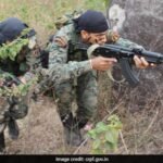 CRPF CoBRA commandos participate in a security operation in Manipur as authorities strengthen anti-insurgency measures.