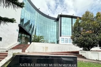 The Mizoram University Museum displays preserved biological specimens after being designated as India's 21st National Biodiversity Repository.