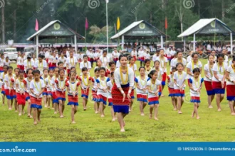 Members of the Apatani tribe perform traditional harvest prayers and cultural dances during the annual Dree Festival in Arunachal Pradesh.