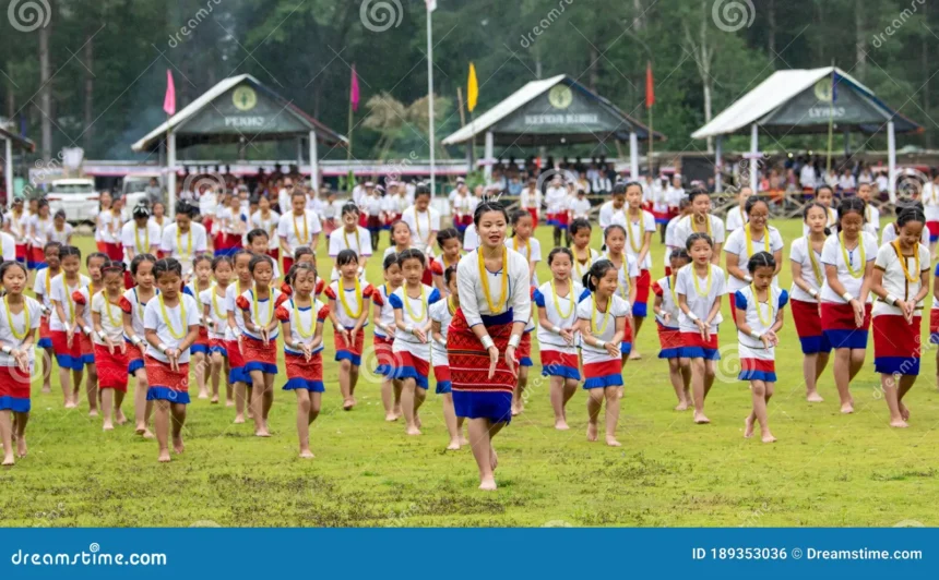 Members of the Apatani tribe perform traditional harvest prayers and cultural dances during the annual Dree Festival in Arunachal Pradesh.