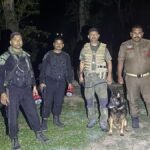 Forest officials inspect a protected forest area in Assam following an audit highlighting human settlements inside parts of National Parks and Wildlife Sanctuaries.