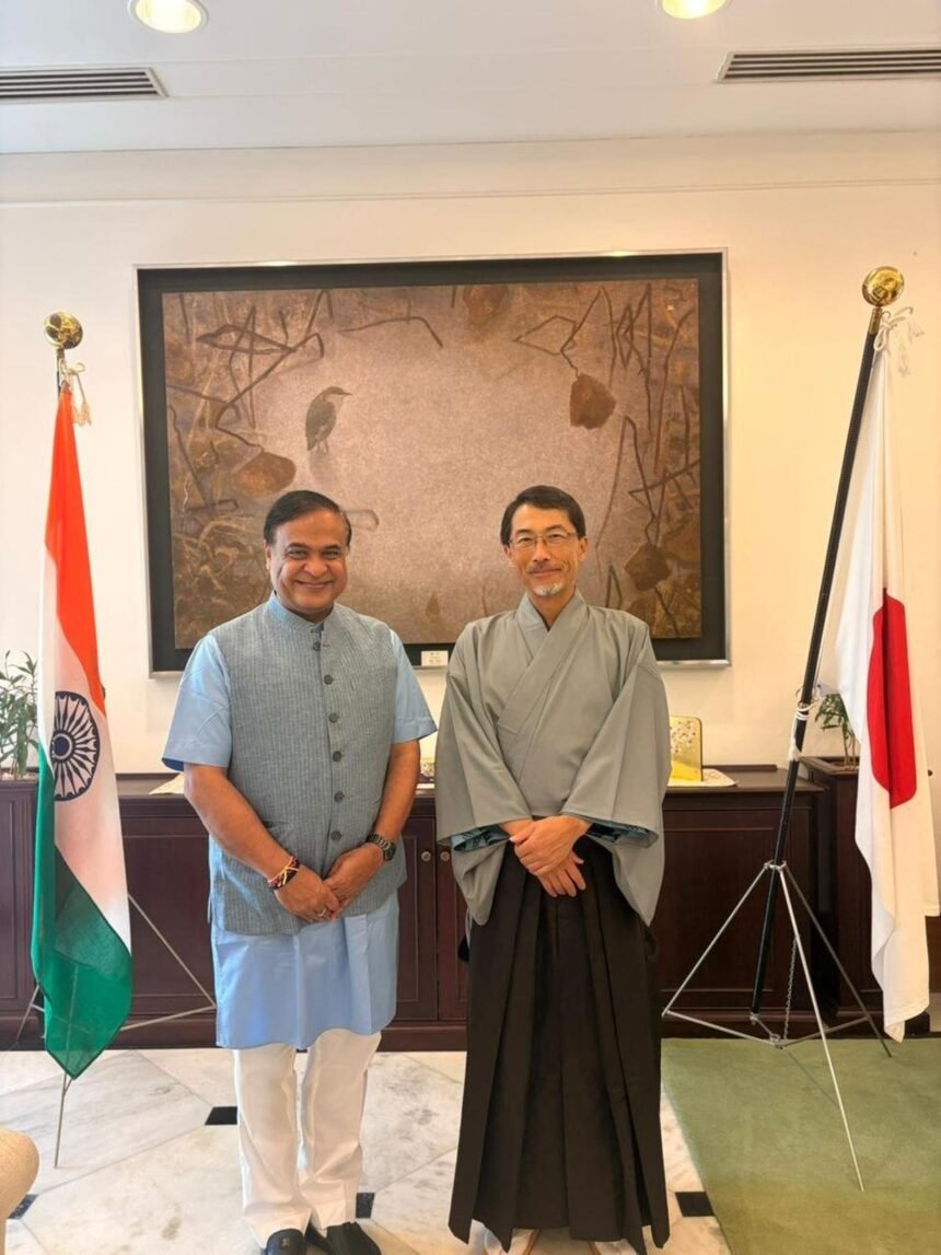 Assam government officials meet a Japanese envoy to discuss semiconductor investment opportunities and clean energy collaboration.