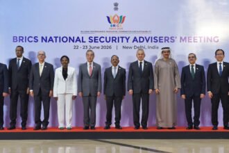 Senior security officials and strategic advisors attending a high-level security summit in New Delhi to discuss emerging security challenges.
