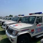 Police emergency response vehicles equipped with modern communication systems prepared for deployment under Assam's mobile policing expansion initiative.