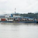 A ferry route between Dhubri and Hatsingimari remains suspended as rising river waters affect transportation services during the monsoon period.