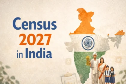 Citizens completing digital Census 2027 registration procedures while discussions continue regarding demographic trends and political representation.