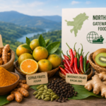 Organic ginger and turmeric from Northeast India are prepared for export under a unified agricultural branding initiative targeting European markets.