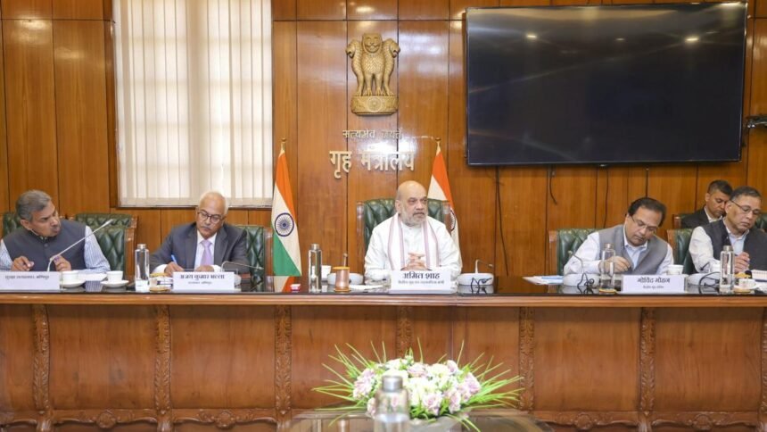 The Manipur CM virtual security meeting chaired by Union Home Minister Amit Shah and attended virtually by Chief Minister Y.