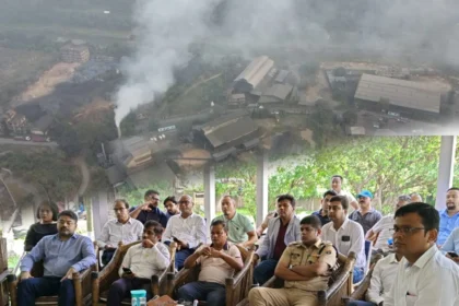 Officials meet to launch the Byrnihat Pollution Joint Panel aimed at strengthening industrial pollution control and environmental monitoring in Meghalaya.