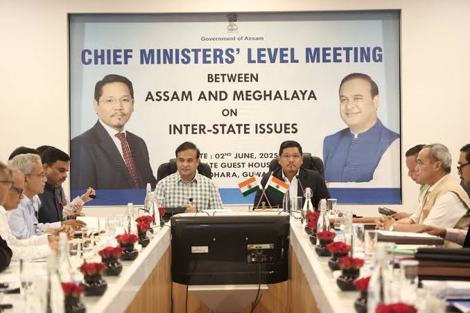 Chief Ministers of border states review inter-state boundary concerns with emphasis on protecting citizens and maintaining peaceful administration.