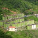 Researchers at Mizoram University examine construction materials in a laboratory after receiving a central grant to study landslide-resistant building technologies.