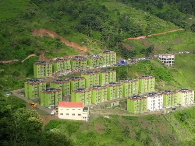 Researchers at Mizoram University examine construction materials in a laboratory after receiving a central grant to study landslide-resistant building technologies.