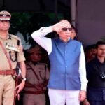 Manipur Chief Minister Yumnam Khemchand Singh and Deputy Chief Minister Nemcha Kipgen visit Kangpokpi for highway reopening discussions.